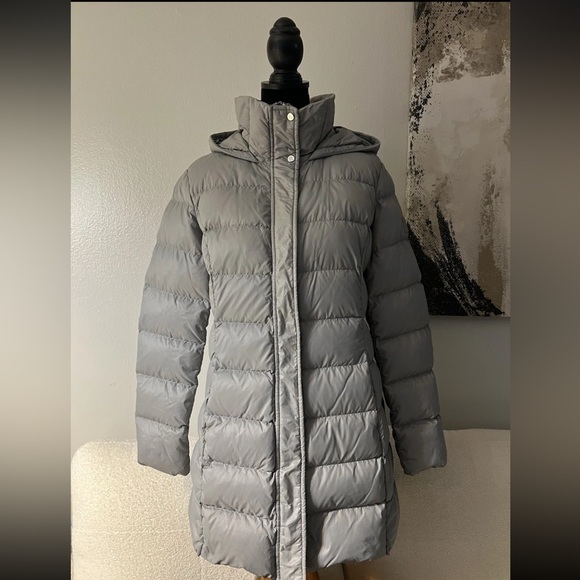 Lauren Ralph Lauren Women's Silver Puffer Coat - Picture 1 of 14